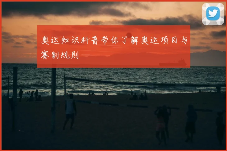 奥运知识科普带你了解奥运项目与赛制规则