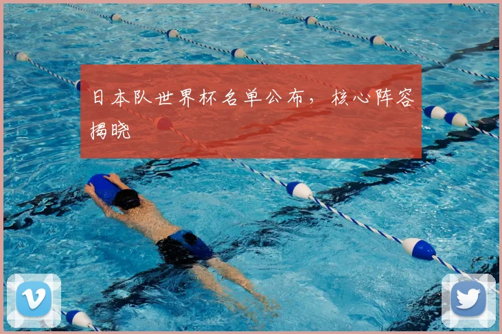 日本队世界杯名单公布,核心阵容揭晓